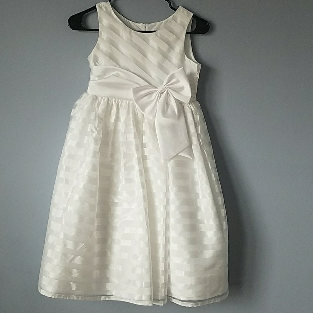 White Dress and head Dress